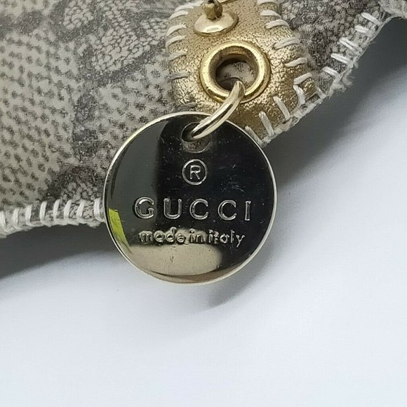 Authentic Gucci Key Ring GG Cat Light Brown - Picture 5 of 8